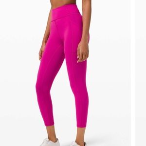Lululemmon Leggings Berry Pink